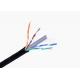 Unshield CM CMR Rated Cat6 UTP Cable , PVC Jacket Ethernet Cat6 Cable