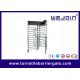 Stainless steel controlled access turnstiles security systems IC , ID , magcard , bar code