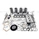 For Perkins 404D-22 Cylinder Liner Kit Full gasket set  Excavator Engine
