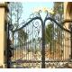 Decorative Wrought Iron Doors Corrosion Resistance For House Building