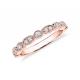 Rose Gold Jewelry 14K Natural Diamond Engagement Ring Round Cut