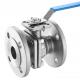 DIN 2pc Floating Type Stainless Steel Ball Valve With ISO5211 Direct Flange End Cf8m/SS ball valve/150LB