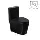 Siphon Dual Flush Valve Bathrooms Toilets Matte Black Csa Toilet With 10.5 Rough In Black