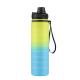 Fashion Gradient Vacuum Insulated 32 Oz Metal Water Bottle Wide Mouth With Leakproof Lid