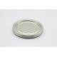 Tin Can Lids 0.20-0.22mm Thickenss Plain Syle Clear Lacquer Coating Flat