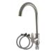 304 Stainless Steel Flexible Pull Out Down Kitchen Mixer Tap Modern Silver Sink Faucet