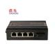 4 RJ45 + 1 SFP Port Fiber Optic Network Switch , Industrial Ethernet Switch