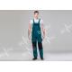 Customized Heavy Duty Work Suit With Big Side Pockets 260gsm Twill Bib Overalls