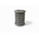 Dia 40*20mm Cylinder Knitted Wire Exhaust Mesh Gasket Support Rings Alkali Resistant