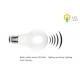 7W 800lm A70 Smart Led Light Bulbs Radar Motion Sensor With Super Brightness