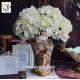 UVG FHY22 White decorative fabric flower artificial hydrangea for wedding table decoration