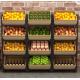 Supermarket Wood Fruit Vegetable Shelf Rack Stand Grocery Store