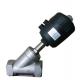 J611F Hexagon Head Piston Operated Pneumatic Stainless Steel Angle Seat Valve Durable