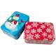 Holiday Cookie Metal Tin Container , Food Storage Tinplate Boxes