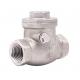 Female Thread 1/2 Inch Swing Check Valve WOG 200 PSI Stainless Steel SS304 CF8M NPT