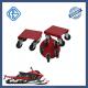 Anti-rust powder coating snowmobile dolly for moving heavy items