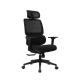 ANSI Lumbar Support Chair Headrest Armrest Adjustable Swivel Office Chair