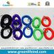 USA Market Hot Selling Plastic Standard Key Ring W/Wrist Coil