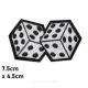 Dice Game Clothing Embroidered Patch Heat Cut Border Cloth Patches Badge