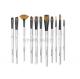 11pcs Art Body Paint Brushes Set for Oil Painting / Craft , Nail , Face Paint