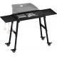 2-3Kg Universal Portable Folding Grill Table with Caster Wheels and Double Side Shelf