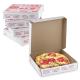Custom Printed Corrugated Pizza Paper Box for Fast Foods and Takeaway Restaurants