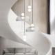 Glass Pendant Light Post-modern Pendant Lamp Bedside Living Room stairwell pendant lights(WH-AP-559)