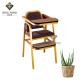 Commercial Banquet Kids Chairs  Iron Or Aluminum Frame Gold Color