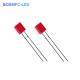 0.06W Practical Red Light Diode , Multifunctional Flat Top LED 5x5x7mm