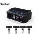 Solar Power Car Tyre Pressure Monitoring System Wireless TPMS With External Sensors