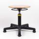 Nylon Reinforced Ergonomic Work Stool With Black Powder Coat Pneumatic