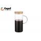 Straight Design Transparent Glass Water Pitcher / Glass Water Jug With Lid