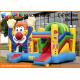 Children Game Clown Inflatable Bouncer Slide For Backyard / Zoo / Water Park