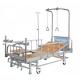 Four Crank Orthopedic Hospital Bed Four Legs With Four Wheels