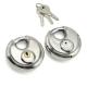 Waterproof Stainless Steel Disc Lock With Key With 8 Inch Shackle Outdoor Padlock