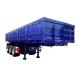 Tri Axle 34 Ton Side Tippers Semi Trailer Heavy Duty And I Beam Designed