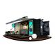 Movable 20GP Shipping Container Exhibition For Show Stage