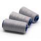 40/2 100% Spun Polyester Cotton Sewing Thread for Touch Screen Silver Conductive Yarn