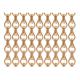 100*200cm Decorative Chain Door Fly Screen Apricot Color 20.4mm Hook