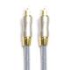 Toslink Digital Audio Optic Cable OD5.0 Knited Grey Rope Gold Plug Frosted Shell For CD/DVD Speaker Box