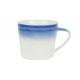 Reactive Color Custom Stoneware Coffee Mugs , 500ML Glazed Coffee Mug For Daily Use