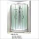 Corner Glass Steam Shower Cabin , Curved Shower Stall CE Approved
