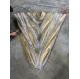 Polishing Metal Art Sculptures Brass Outdoor Wall Decoration Architectural Beam Column Protection