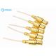 Golden Plated Mcx Male Plug Straight Connector Antenna With Rg174 Pigtail Cable