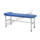 Flat Stainless Steel Medical Exam Tables Hospital Examination Bed With Paper Roll