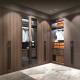 Customized Designs Wooden Closet Cabinet , Clothes Melamine MDF Wardrobe