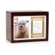 Non Toxic Wood Photo Frames Memorial Pet Paw Print Customized And Uncrackable