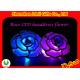 LED Flashing Toys 55 * 20mm Bule Rose LED Headdress Flower / Fashion Head Flower FA12106