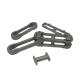 Solid Link Type Drop Forged Chain HRC 40-45 For Mine Machinery