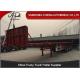 Q345B 3 Axles 50 Ton Semi Flatbed Container Trailer